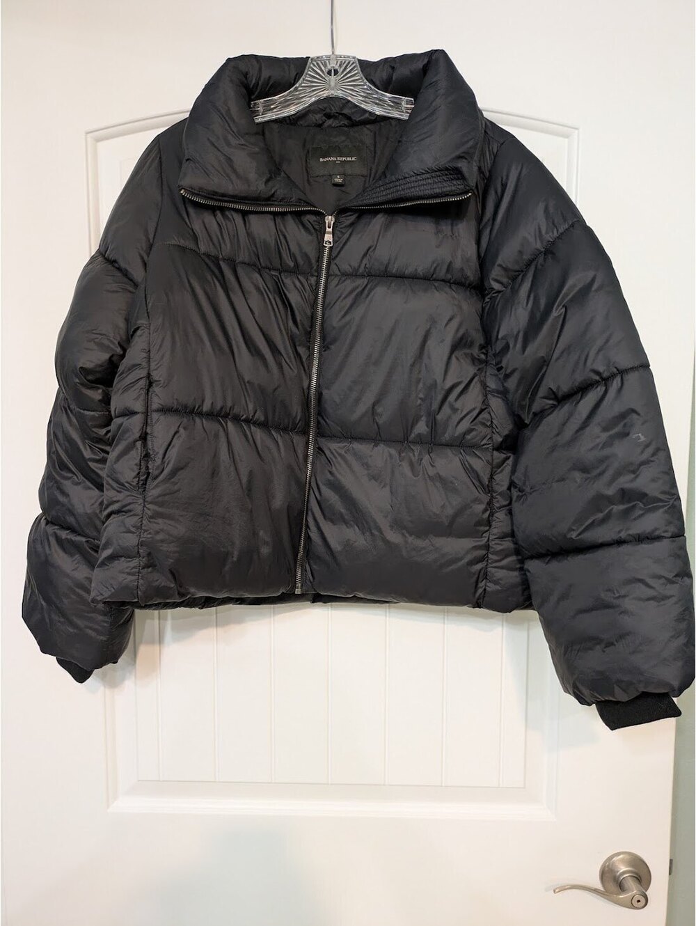Banana Republic Black Puffer Jacket Women’s Small GUC